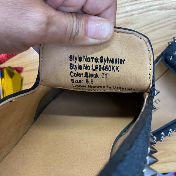 NasonMoretti Black Studded Loafers - Picture 6 of 6